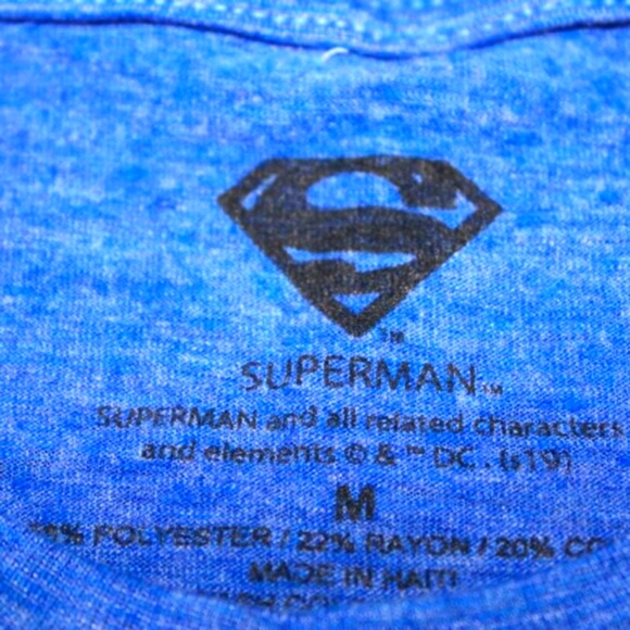 Superman Logo Tee β Size M - Picture 5 of 5